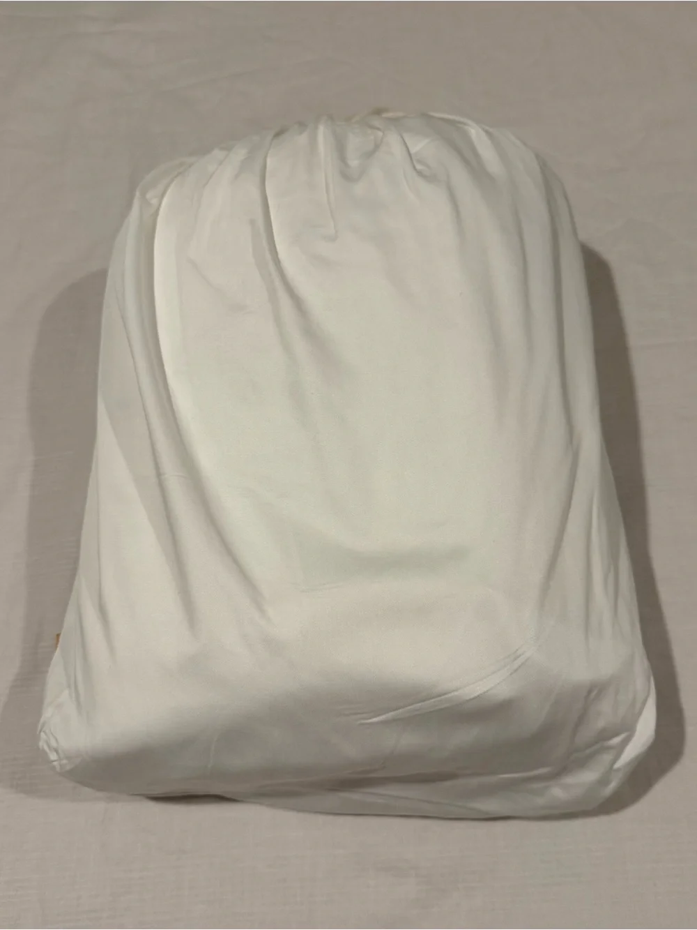 New Quince Bamboo Duvet Cover Set King/CalKing - White Ivory MSRP $154